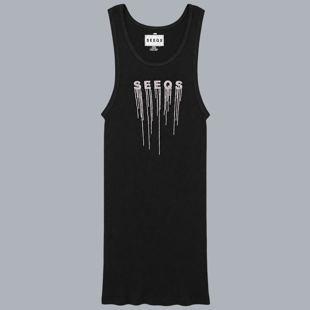 SEEQS Dripping Logo Tank Top