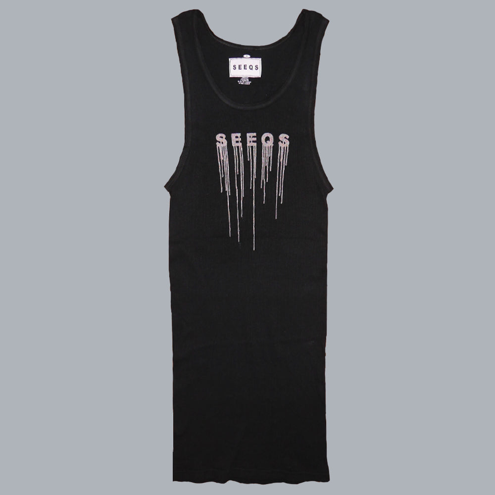 SEEQS Dripping Logo Tank Top