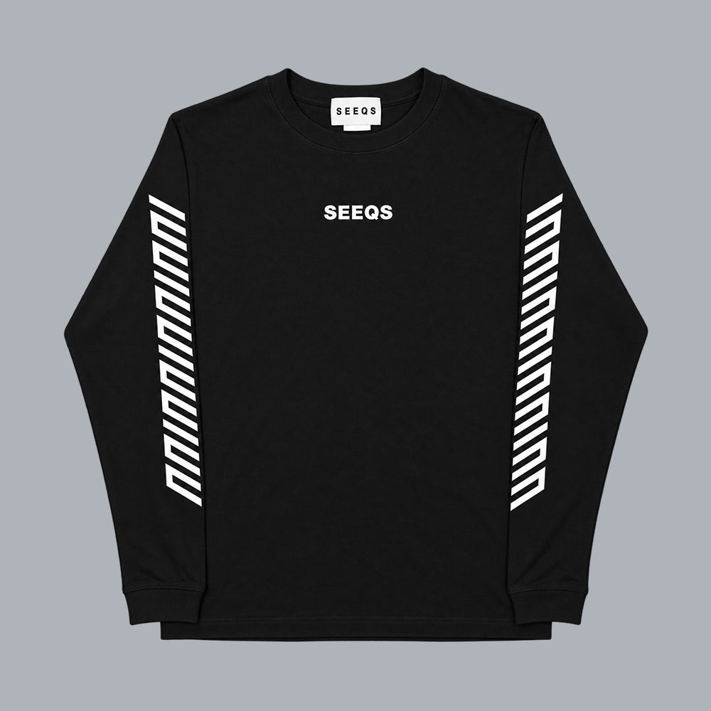 SEEQS Logo LongSleeve Black