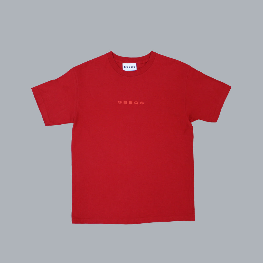 SEEQS "MONOCHROME" RED T-Shirt