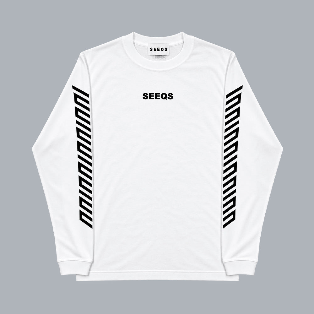 SEEQS Logo LongSleeve White