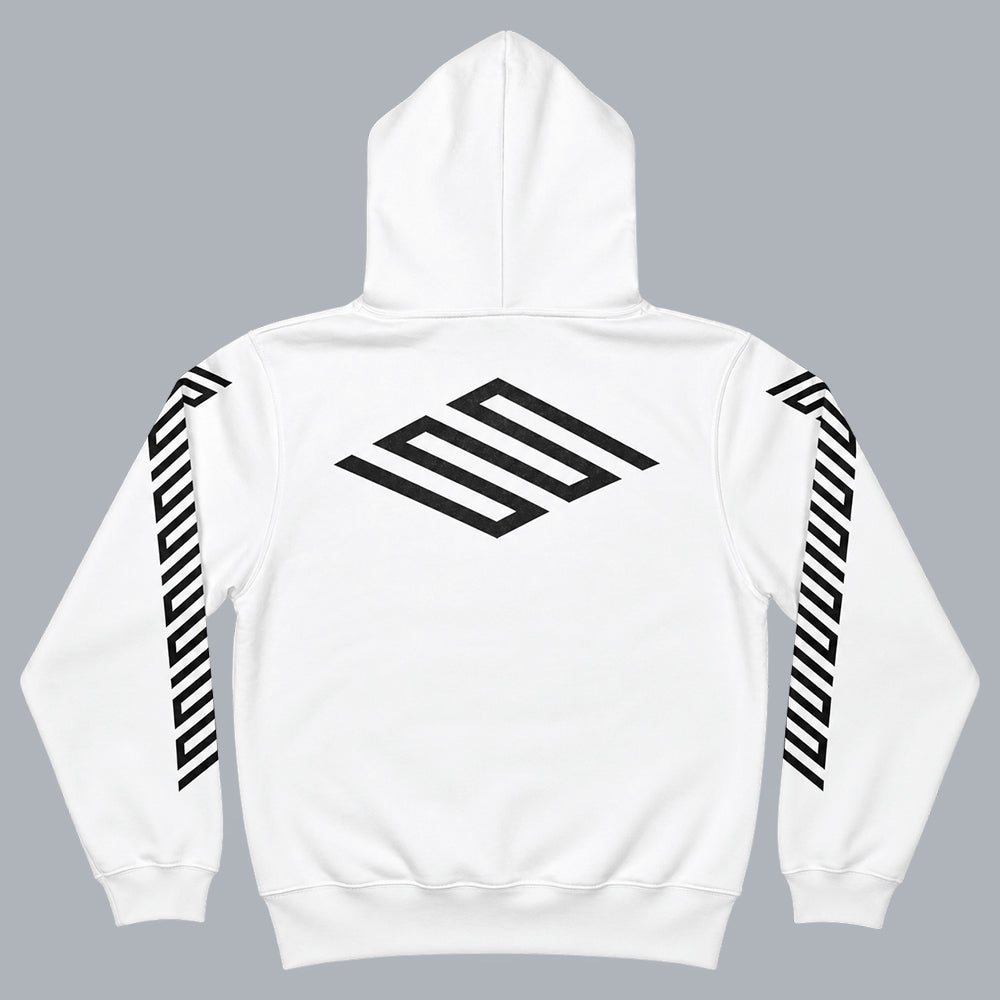 SEEQS Logo Hoodie White