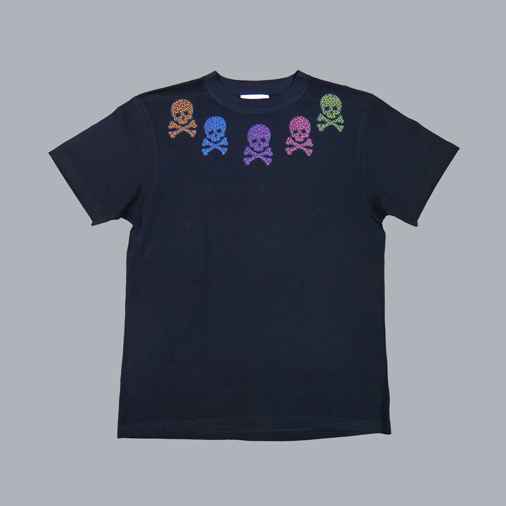 SEEQS leopard scull T-shirt Black